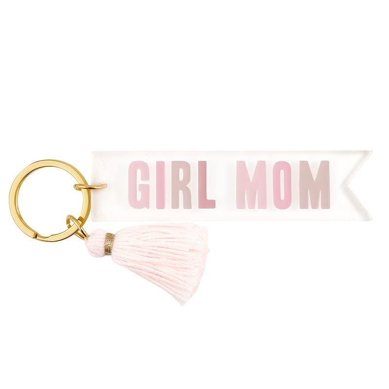 Boy Mom Girl Mom Acrylic Keychain 