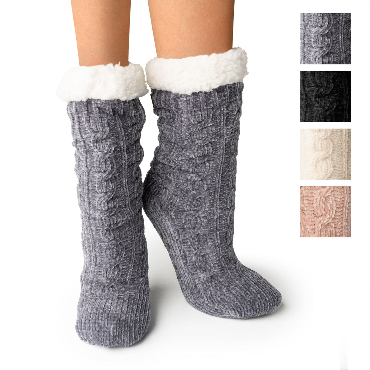 BRI SLIPPER SOCKS BEYOND SOFT - Myrtle