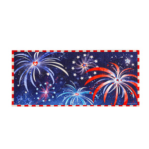 Independence Day Fireworks Sassafras Insert Mat