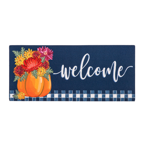 Mums and Pumpkin Sassafras Insert Mat