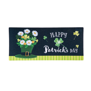 Happy St. Patrick's Day Floral Hat Sassafras Insert Mat