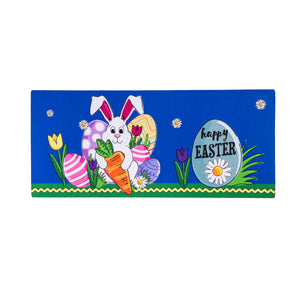 Happy Easter Bunny and Carrot Sassafras Insert Mat