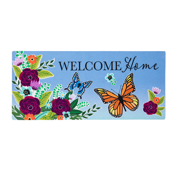 Welcome Home Butterflies Sassafras Insert Mat