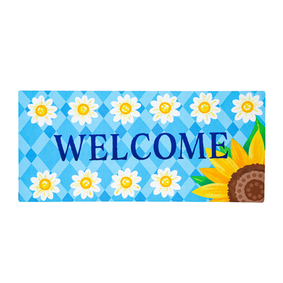 Bless Our Home Sunflowers Sassafras Insert Mat