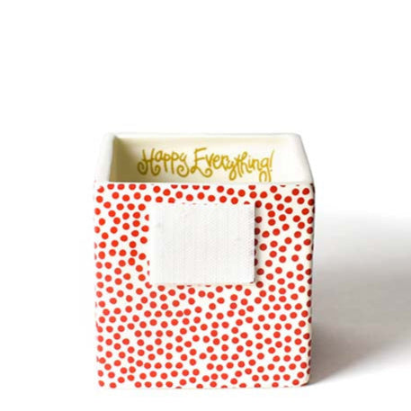 Red Small Dot Mini Nesting Cube Small