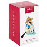 Hallmark Sandal the Sandman Paddleboarding Special Edition Ornament