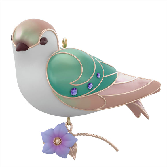 Hallmark The Beauty of Birds Lady Violet-Green Swallow Ornament Limited Quantity