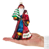 Hallmark Santa Claus Glass Ornament Limited Quantity