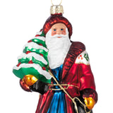 Hallmark Santa Claus Glass Ornament Limited Quantity