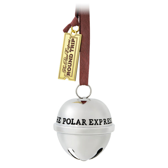 Hallmark The Polar Express™ 20th Anniversary Santa's Sleigh Bell 2024 Metal Ornament