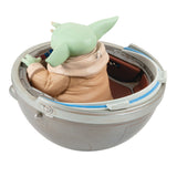 Hallmark Star Wars: The Mandalorian™ Grogu™ in Hovering Pram Ornament With Light, Sound and Motion