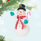 Hallmark Mini Nostalgic Snowman Ornament, 1.45"