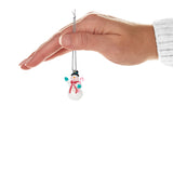 Hallmark Mini Nostalgic Snowman Ornament, 1.45"