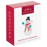 Hallmark Mini Nostalgic Snowman Ornament, 1.45"