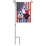 Patriotic Birdhouses Garden Suede Flag