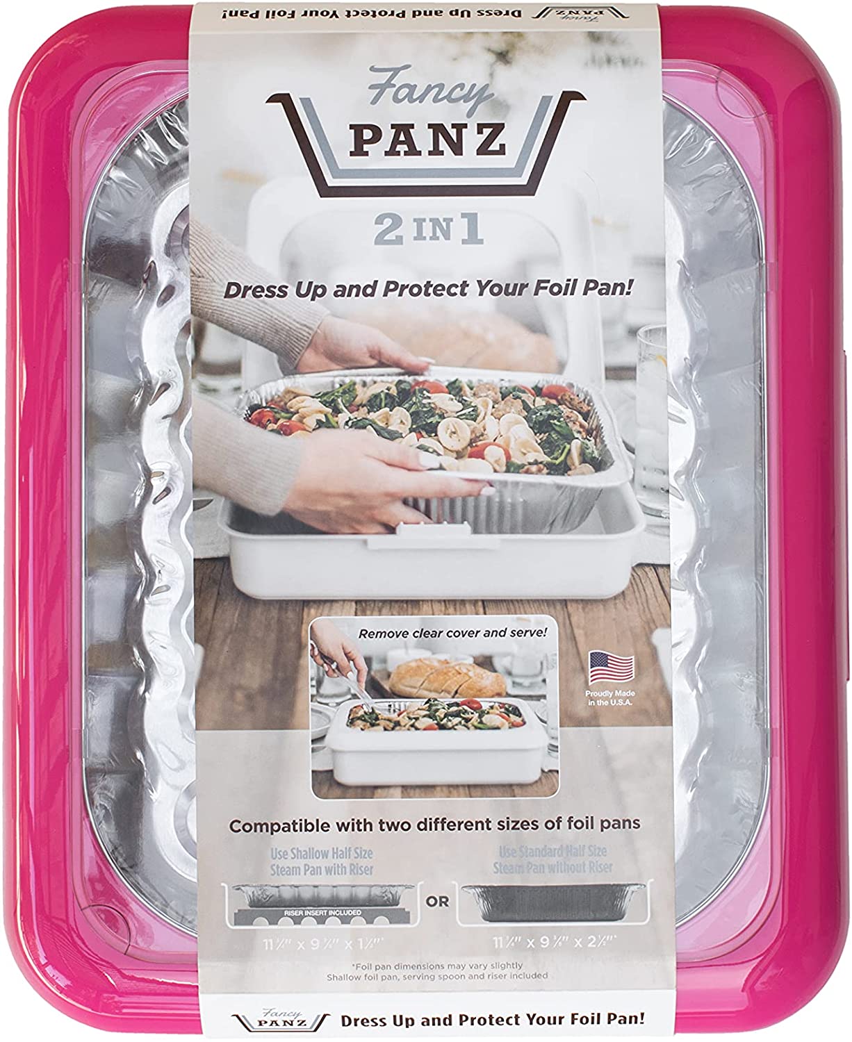 Classic White and Grey Marble Aluminum Foil Pan Container - FANCY PANZ™